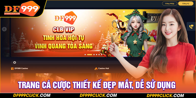 Trang cá cược thiết kế đẹp mắt, dễ sử dụng