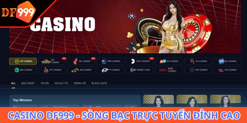 Casino tại DF999 có mức thưởng cao